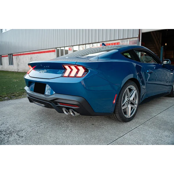 Corsa 3" Sport Axle-Back Exhaust w/ 4" Quad Polished Tips2024-2026 Ford Mustang GT w/ Active Exhaust - Image 2