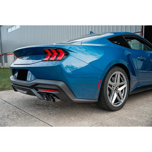 Corsa 3" Xtreme Cat-Back Exhaust w/ 4" Quad Black PVD Tips2024-2026 Ford Mustang GT w/ Active Exhaust - Image 2
