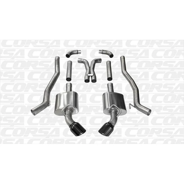 Corsa 3" Xtreme Cat-Back Exhaust w/ Black Tips2010-2015 Camaro SS Manual