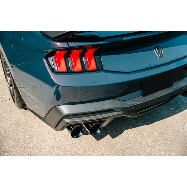 Corsa 3" Xtreme Valved Cat-Back Exhaust w/ 4.5" Quad Black PVD Straight Cut Tips2024-2026 Ford Mustang Dark Horse - Image 2