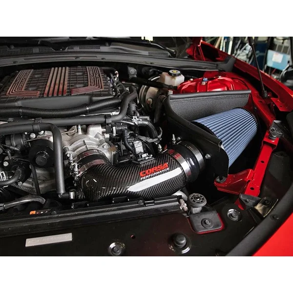 Corsa Carbon Fiber Air Intake w/MaxFlow Oiled Filter2017-2024 Camaro ZL1 - Image 3