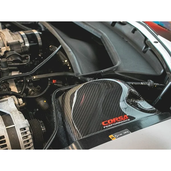 Corsa Carbon Fiber DryTech Air Intake, Red Dry Filter2015-2019 C7 Corvette Z06 - Image 7