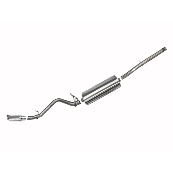 Corsa Sport 3" Cat-Back Exhaust System w/Single Side Exit, 4" Polished Pro Series Tip2014-2018 Silverado & GMC Sierra 1500 5.3L 133 WB