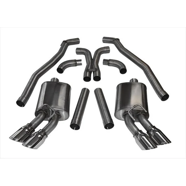 Corsa Sport Cat-Back Exhaust With Quad Tips2012-2015 Camaro ZL1, SS/1LE, & Z28