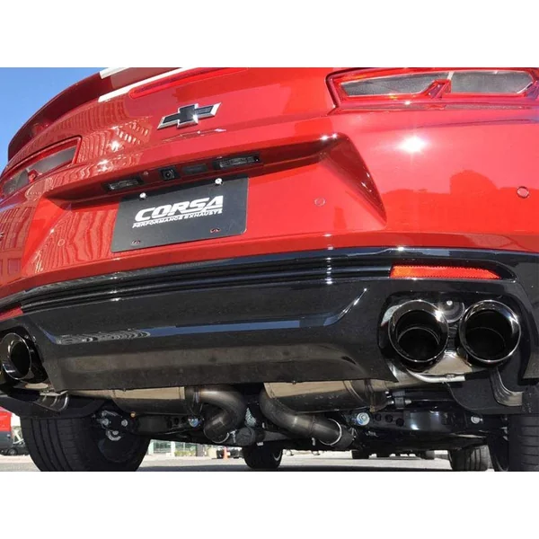 Corsa XTREME Axle-Back Exhaust w/ Quad Tips in Black2016-2024 Camaro SS & ZL1 - Image 2