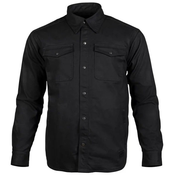 Cortech Boulevard Womens Deja Vu Waxed Denim Riding Shirt