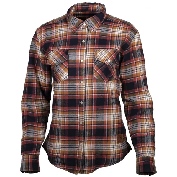 Cortech Boulevard Womens Missfit Flannel Riding Shirt