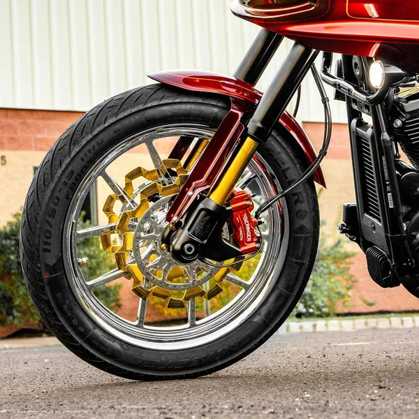 Custom Cycle Radial Caliper Mounts for 2018-2023 Harley Low Rider S/ST - Image 2