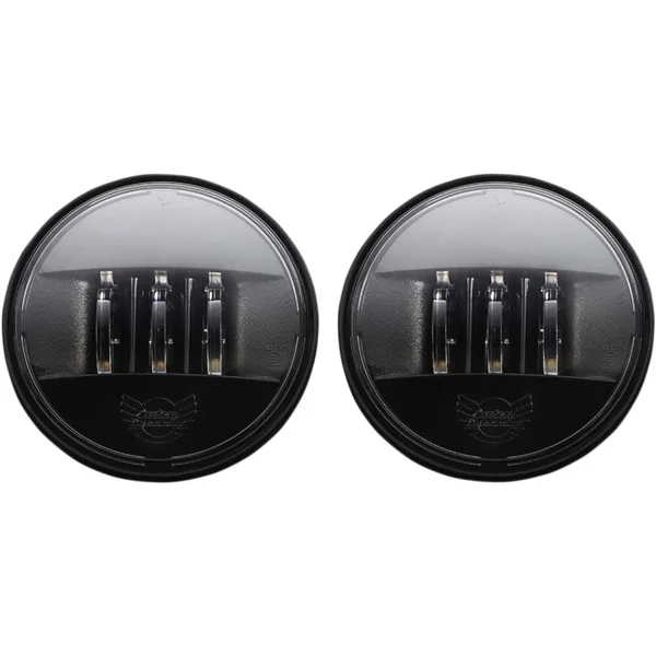 Custom Dynamics 4.5" Probeam LED Passing Lamps for Harley - True Black
