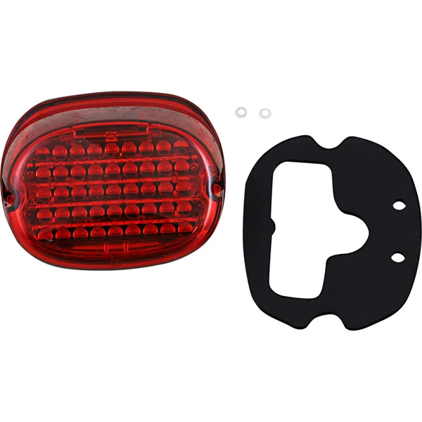 Custom Dynamics Low Profile LED Tail Light for Harley w/ OEM Squareback Taillight - Red - Image 3