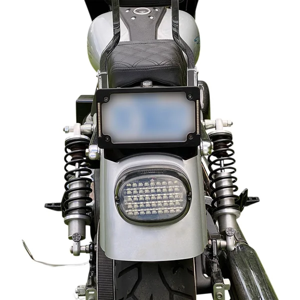 Custom Dynamics Low Profile LED Tail Light for Harley w/ OEM Squareback Taillight - Smoke - Image 2