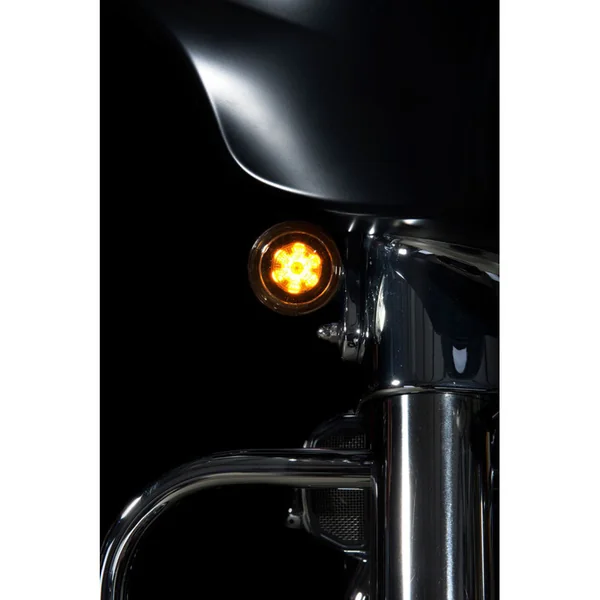 Custom Dynamics Probeam CVO Amber/White Dynamic Ringz with Smoked Lens for Harley - Image 2