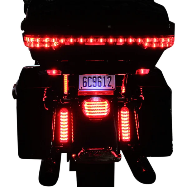 Custom Dynamics Probeam Fillerz Saddlebag LED Lights for 2014-2023 Harley Touring - Black - Image 6