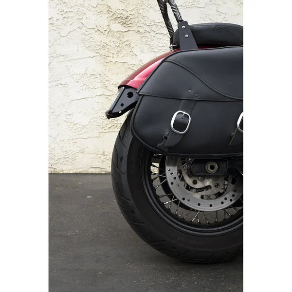 Cycle Visions Curved License Plate Mount for 2013-2017 Harley Street Bob - Black - Image 3