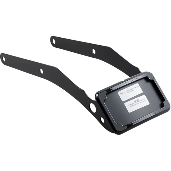 Cycle Visions Curved License Plate Mount for 2018-2023 Harley Street Bob and Slim - Black