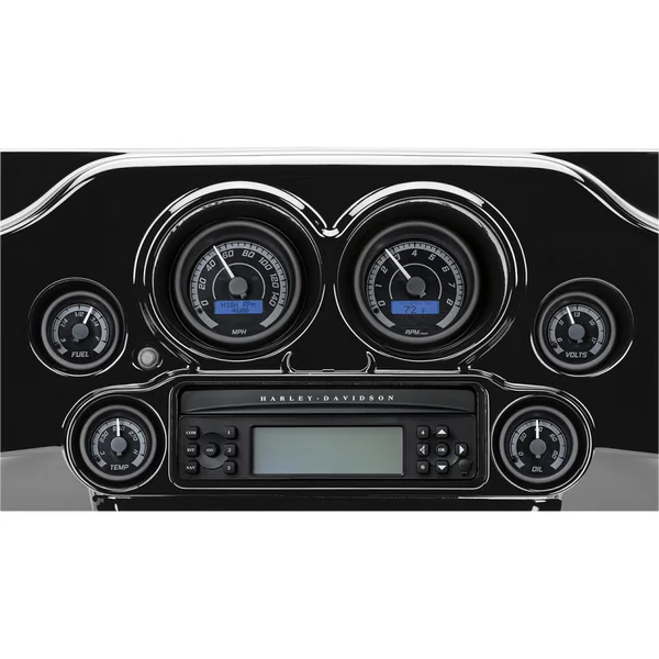 Dakota Digital MVX-8K Series Analog/Digital Plug-In Instrumentation Gauge Kit for 1996-2003 Harley