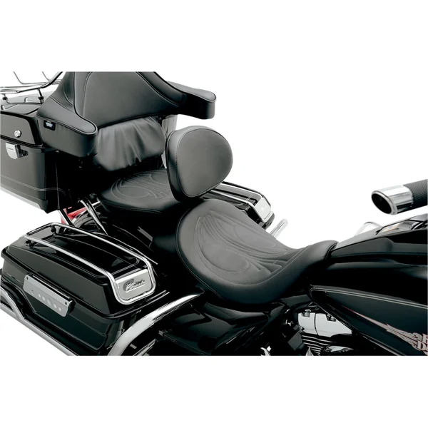 Danny Gray Airhawk Backrest Bigseat Pillion Pad for 2008-2023 Harley Touring - Drag Stitch - Image 2