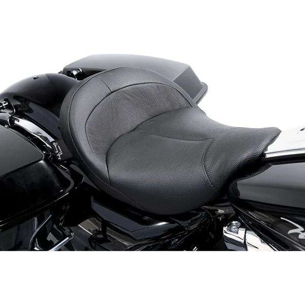 Danny Gray BigIST Solo Seat for 2008-2023 Harley Touring - Leather