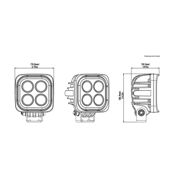 DENALI S4 2.0 TriOptic LED Light Kit with HotSwap Wiring Harness - Image 4