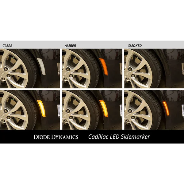 Diode Dynamics LED Sidemarkers, Amber2014-2019 Cadillac ATS & CTS - Image 3