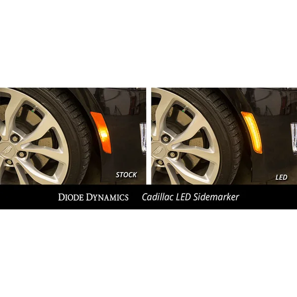 Diode Dynamics LED Sidemarkers, Smoked2014-2019 Cadillac ATS & CTS - Image 2