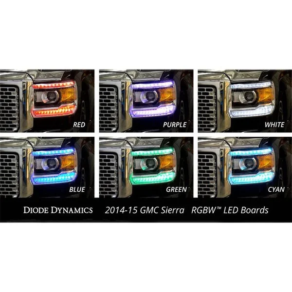 Diode Dynamics Multicolor RGBW DRL LED Boards2014-2015 GMC Sierra 1500 - Image 2