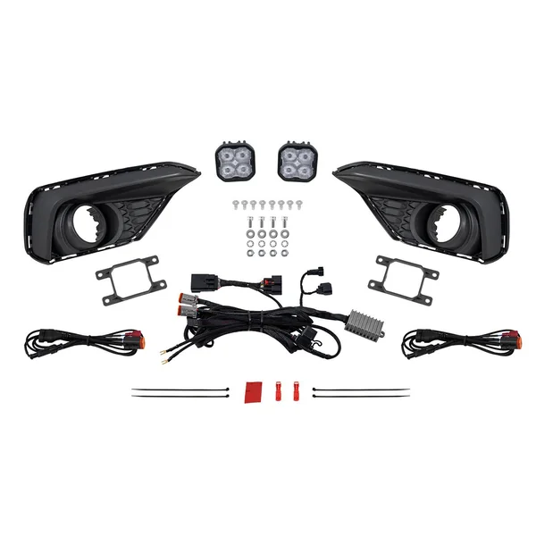 Diode Dynamics SS3 Add-On Fog Lamp Kit, White Sport2024-2026 Ford Mustang EcoBoost