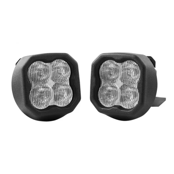 Diode Dynamics SS3 Sport LED Fog Light Kit, White SAE/DOT Fog2014-2015 GMC Sierra 1500 - Image 2