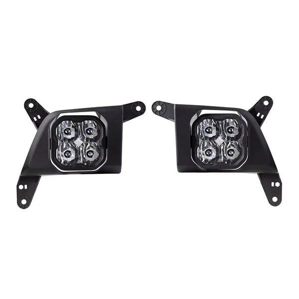 Diode Dynamics SS3 Type SV2 Max Fog Light Kit, White SAE/DOT Fog2019-2021 Silverado 1500
