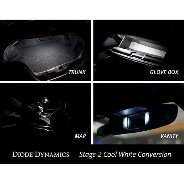 Diode Dynamics Stage 1 Interior LED Light Kit, Green2015-2017 Ford Mustang - Image 4