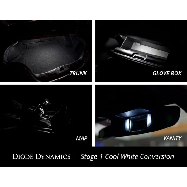 Diode Dynamics Stage 2 Interior LED Light Kit, Cool White2015-2017 Ford Mustang - Image 3