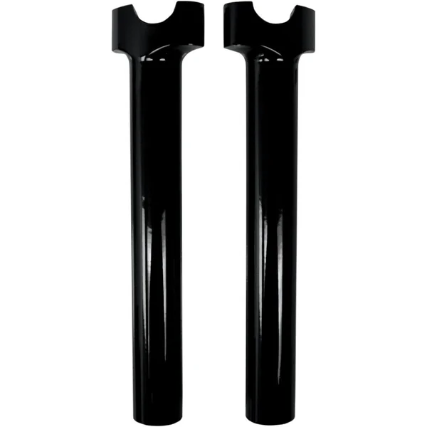 Drag Specialties 10" Straight Buffalo Handlebar Risers - Gloss Black