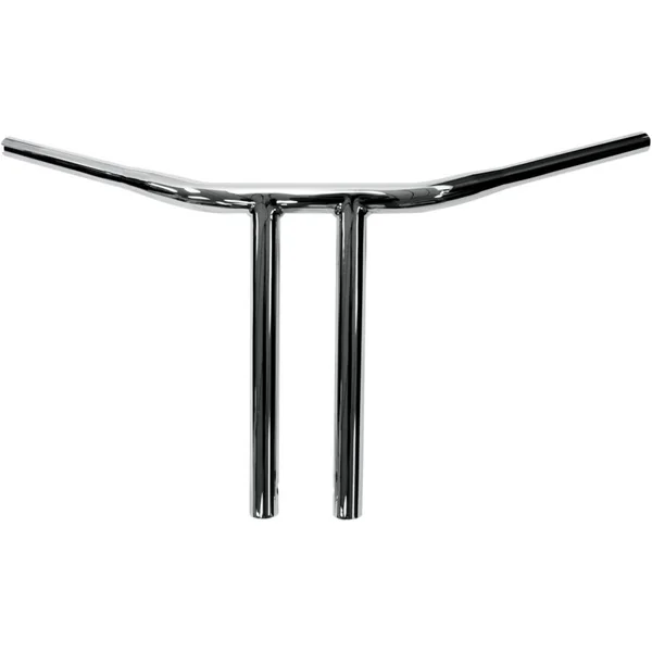 Drag Specialties 1-1/4" Buffalo 12" Straight Risers T-Bar Handlebars - Chrome