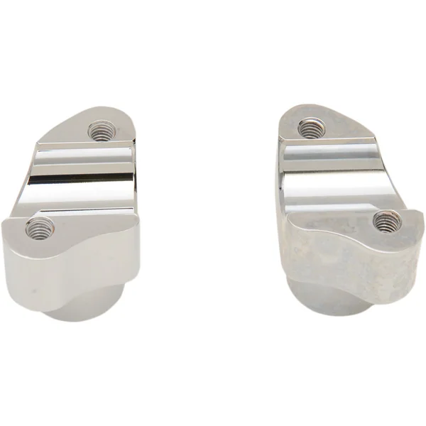 Drag Specialties 1.5" Straight Buffalo Handlebar Risers - Chrome