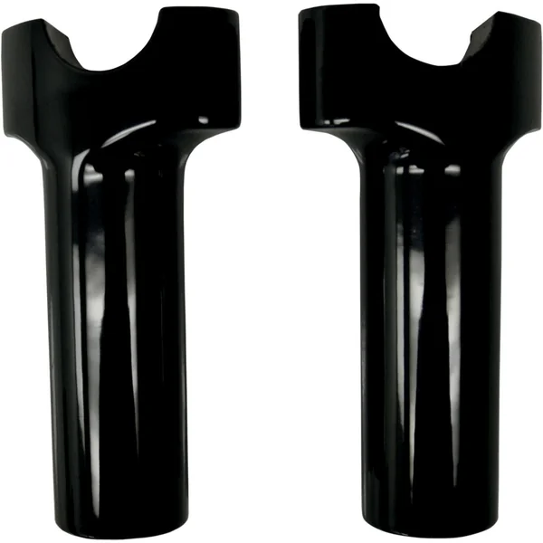 Drag Specialties 4" Straight Buffalo Handlebar Risers - Gloss Black