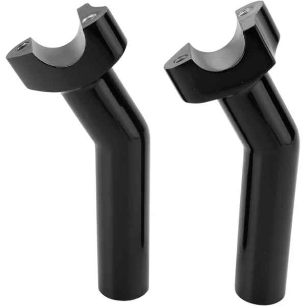 Drag Specialties 5.5" Forged Aluminum Pullback Handlebar Risers - Black