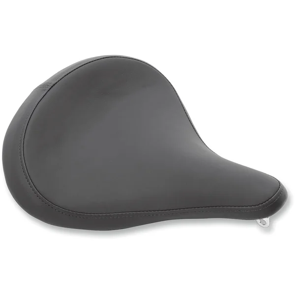 Drag Specialties Black Vinyl Large Spring Solo Seat - Smooth