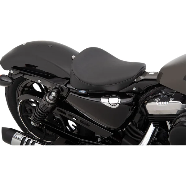 Drag Specialties Bobber-Style Solo Seat for 2010-2022 Harley Sportster XL - Smooth