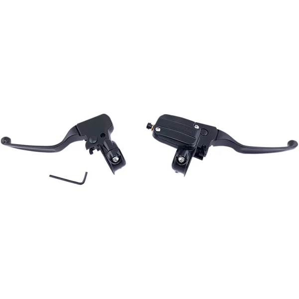 Drag Specialties Brake/Clutch Control Kit for 1996-2007 Harley Touring - Matte Black - Image 2
