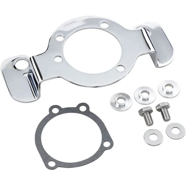 Drag Specialties Chrome Air Cleaner Support Bracket on 1988-2006 Harley Sportster - Image 2