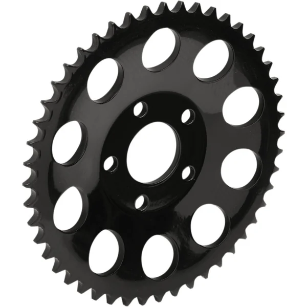Drag Specialties Dished Chain Conversion Rear Sprocket for 1986-1999 Harley* - Gloss Black - Image 2