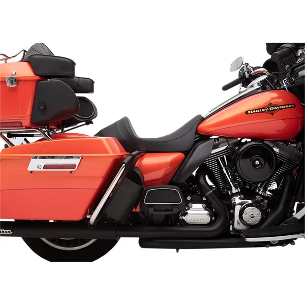 Drag Specialties EZ-On Low Profile Forward Positioning Solo Seat for 2008-2023 Harley Touring - Smooth - Image 4