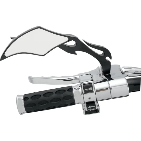 Drag Specialties Gothic Mirror with Sculptured Stem