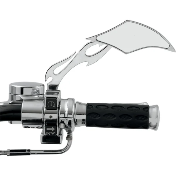 Drag Specialties Gothic Mirror with Sculptured Stem - Image 2