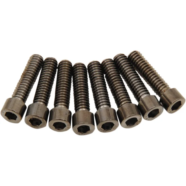 Drag Specialties Lifter Block Bolt Kit for Harley M-Eight - Black Chrome - Image 2