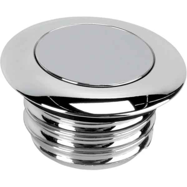 Drag Specialties Non-Vented Pop-Up Gas Cap for 1996-2020 Harley - Chrome - Image 2