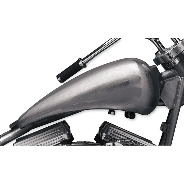 Drag Specialties One-Piece 2" Extended Gas Tank for Harley FXR - Aero Cap
