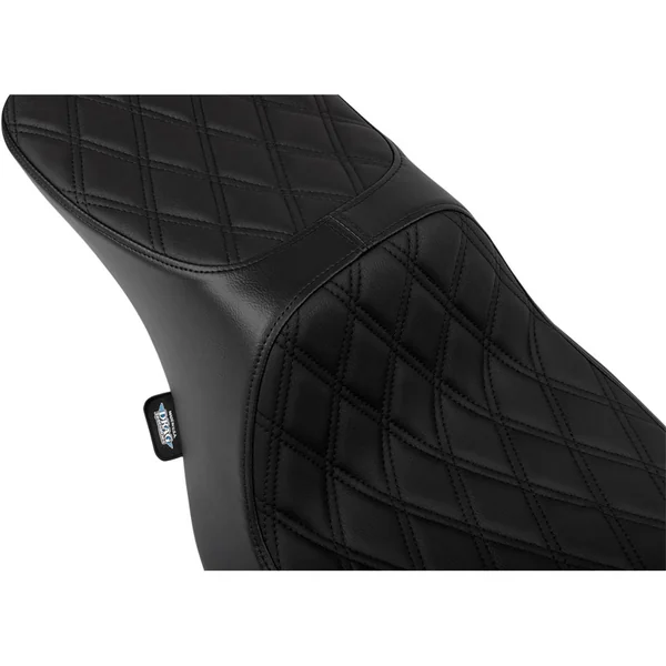 Drag Specialties Predator 2-Up Seat for 2024 Harley Touring* - Double Diamond - Image 2