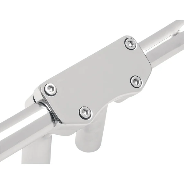 Drag Specialties Smooth Buffalo Handlebar Top Clamp for Harley - Chrome - Image 2