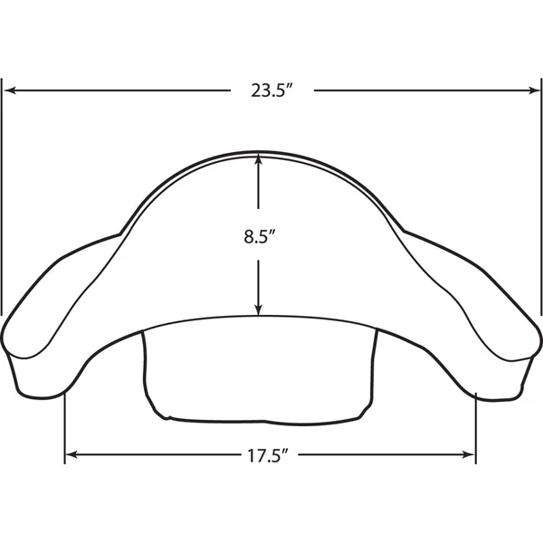 Drag Specialties Solar Reflective Tour Box Pad for 1986-2013 Harley Tour-Pak - Pillow-Style - Image 2